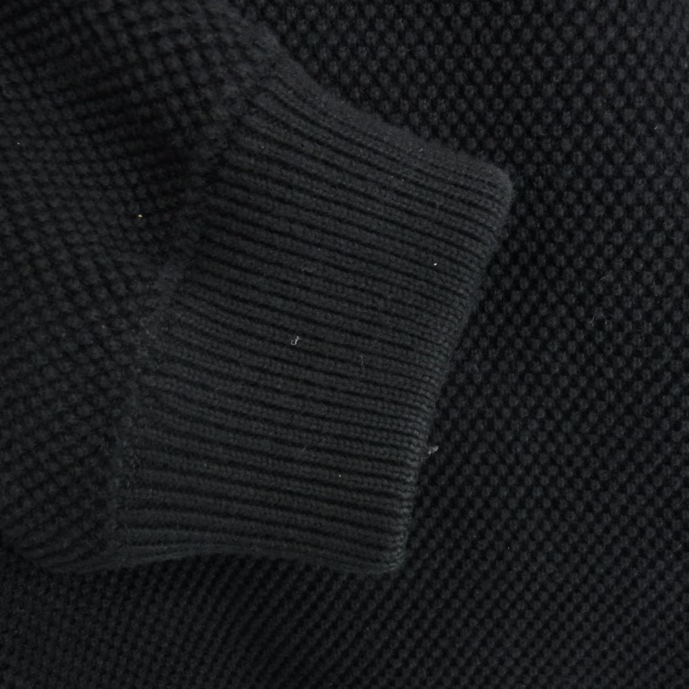 crepuscule クレプスキュール moss stitch V/N cardigan カーディガン ブラック系 2【中古】