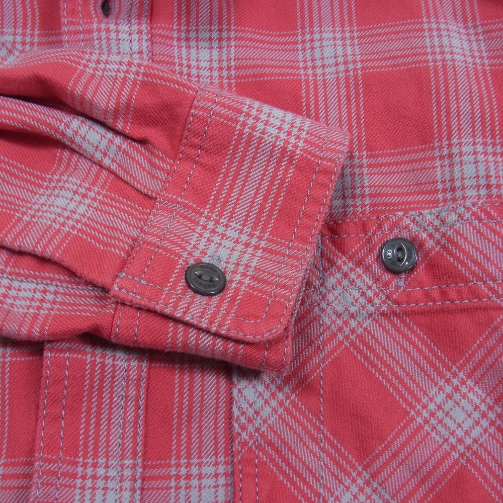 schott ショット PERFECTO ヘビー ネルシャツ 長袖 レッド系 M【中古】