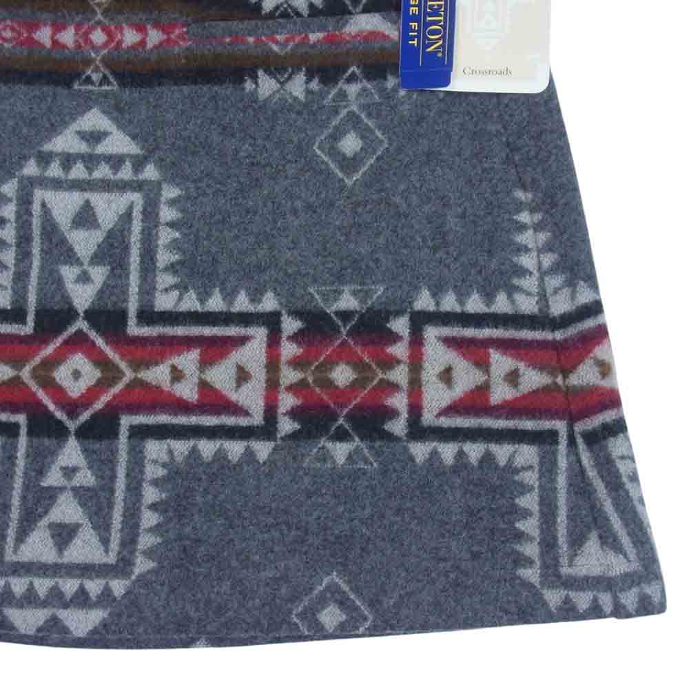 PENDLETON ペンドルトン ウール ラップ スカート グレー系 S【新古品】【未使用】【中古】