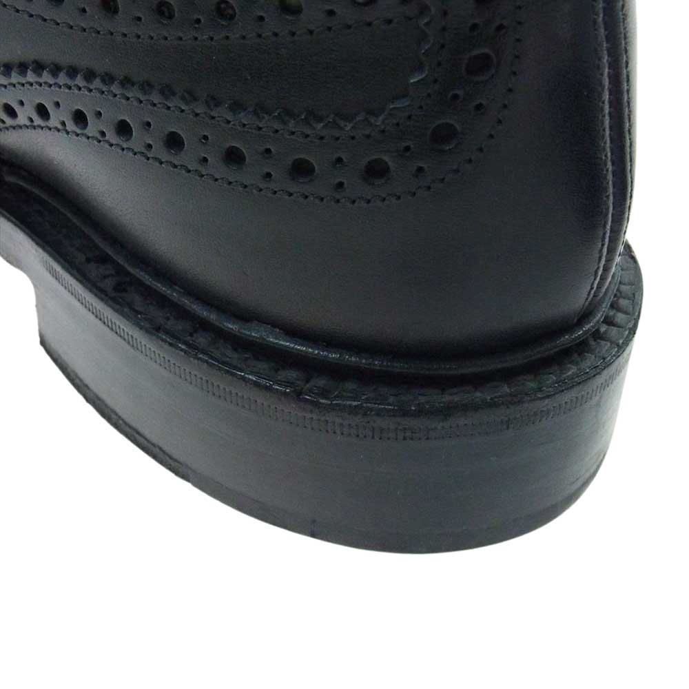 Tricker's トリッカーズ 7302 DERBY BROGUES KESWICK ケスウィック ダービーブローグス ウィングチップ ドレスシューズ ブラック系 US9【中古】