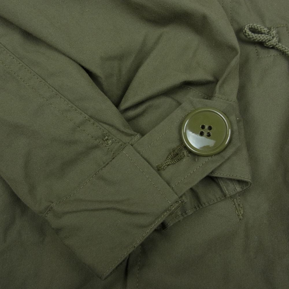 Buzz Rickson's バズリクソンズ BR14719 Type M-65 NO HOOD フィッシュテール ミリタリー コート オリーブ系 L【新古品】【未使用】【中古】