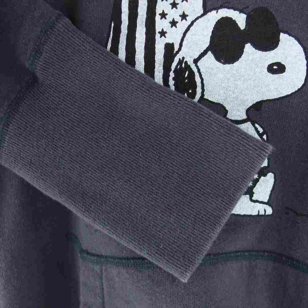 TMT ティーエムティー PEANUTS ピーナッツ スヌーピー パーカー ブラック系 M【中古】