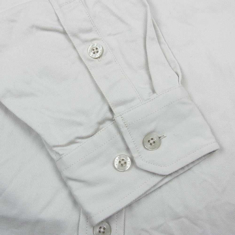WTAPS ダブルタップス 22SS 221GWDT-SHM01 BD 01/LS/COTTON.TWILL ボタンダウン 長袖 シャツ ベージュ系 2【中古】
