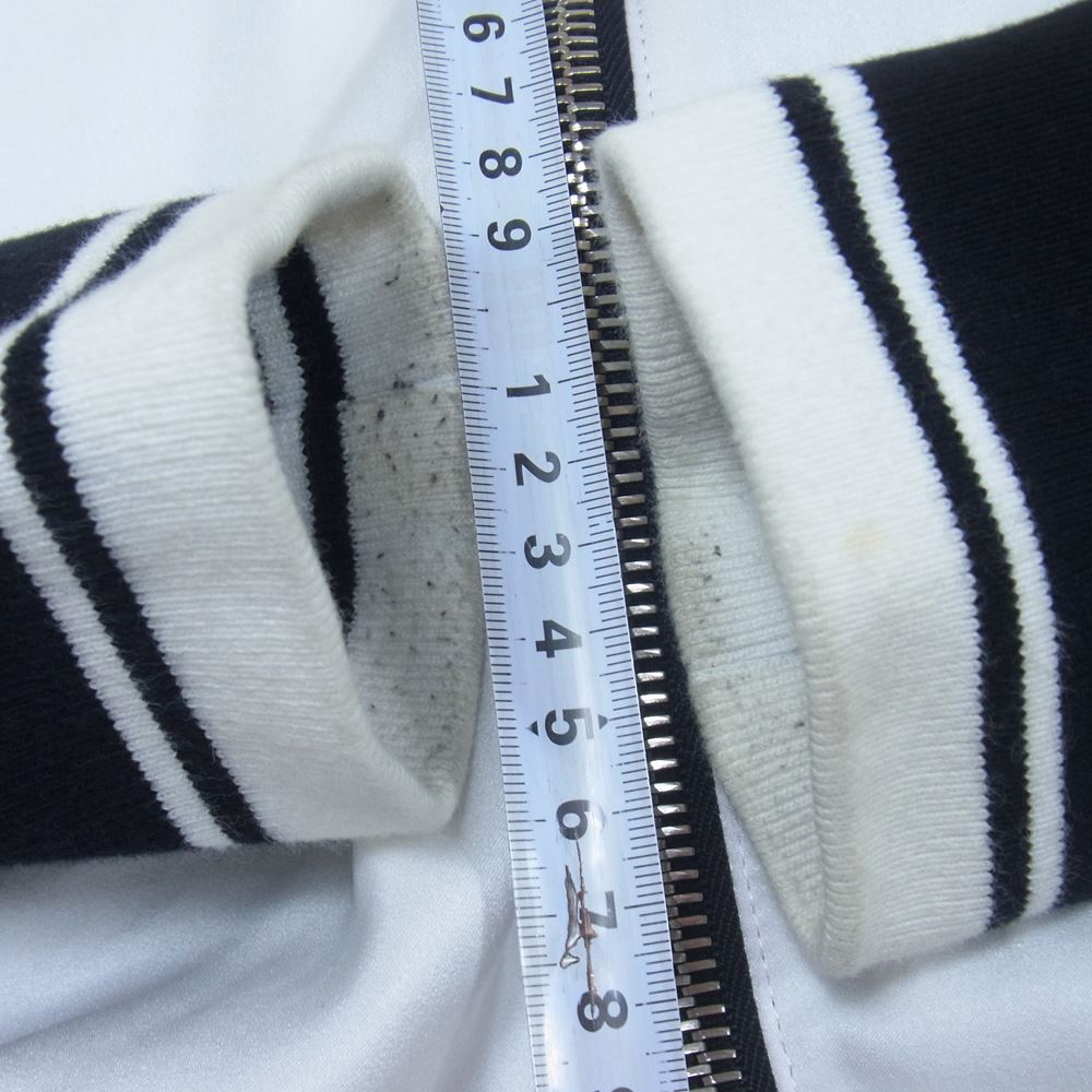 BACKBONE バックボーン BB09SS-B03 刺繍 スカジャン トラックジャケット ホワイト系 L【中古】