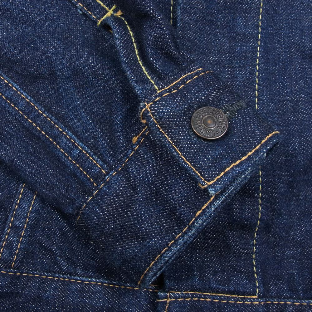 ウエス 3rd デニム ジャケット インディゴブルー系 1【美品】【中古】