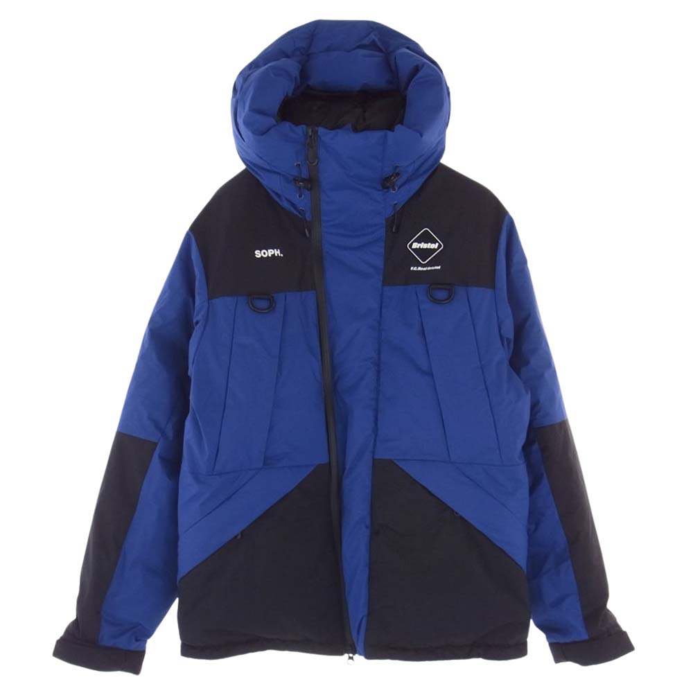 SOPH ソフ ダウンジャケット 21AW FCRB-212028 DOWN BENCH PARKA ダウン ジャケット ベンチ パーカ ブラック系 ブルー系 M【中古】 SOPH ソフ 21AW FCRB-212028 DOWN BENCH PARKA ダウン ジャケット