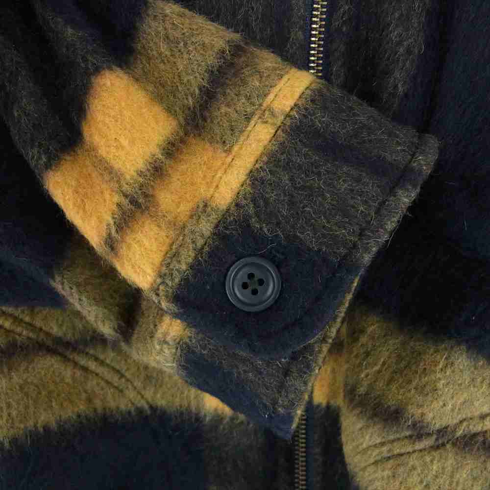 フォックスナップ 19-050-610-0028-3-0 × JOURNAL STANDARD WOOL SHAGGY ZIP UP ジャーナルスタンダード ウール ジャケット マルチカラー系 ブラック系 イエロー系 M【中古】