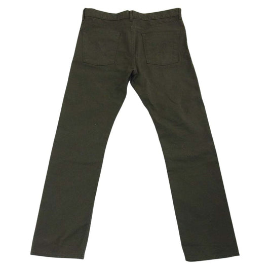 A BATHING APE アベイシングエイプ 2008 TYPE-05 SLIM TAPER スリム テーパード スター刺繍 チノ パンツ モスグリーン系 XL【中古】