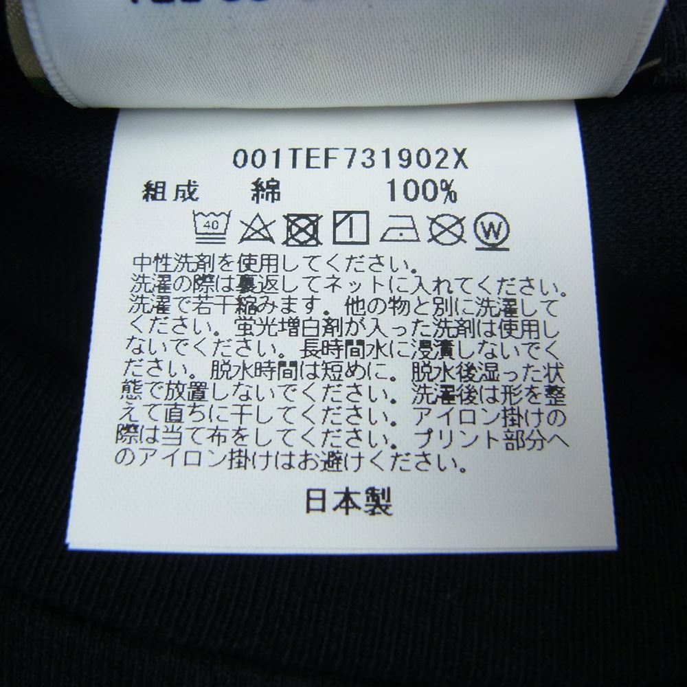 A BATHING APE アベイシングエイプ × Formula1 フォーミュラワン レーシング フォト ロゴ プリント 半袖 Tシャツ ブラック系 L【中古】