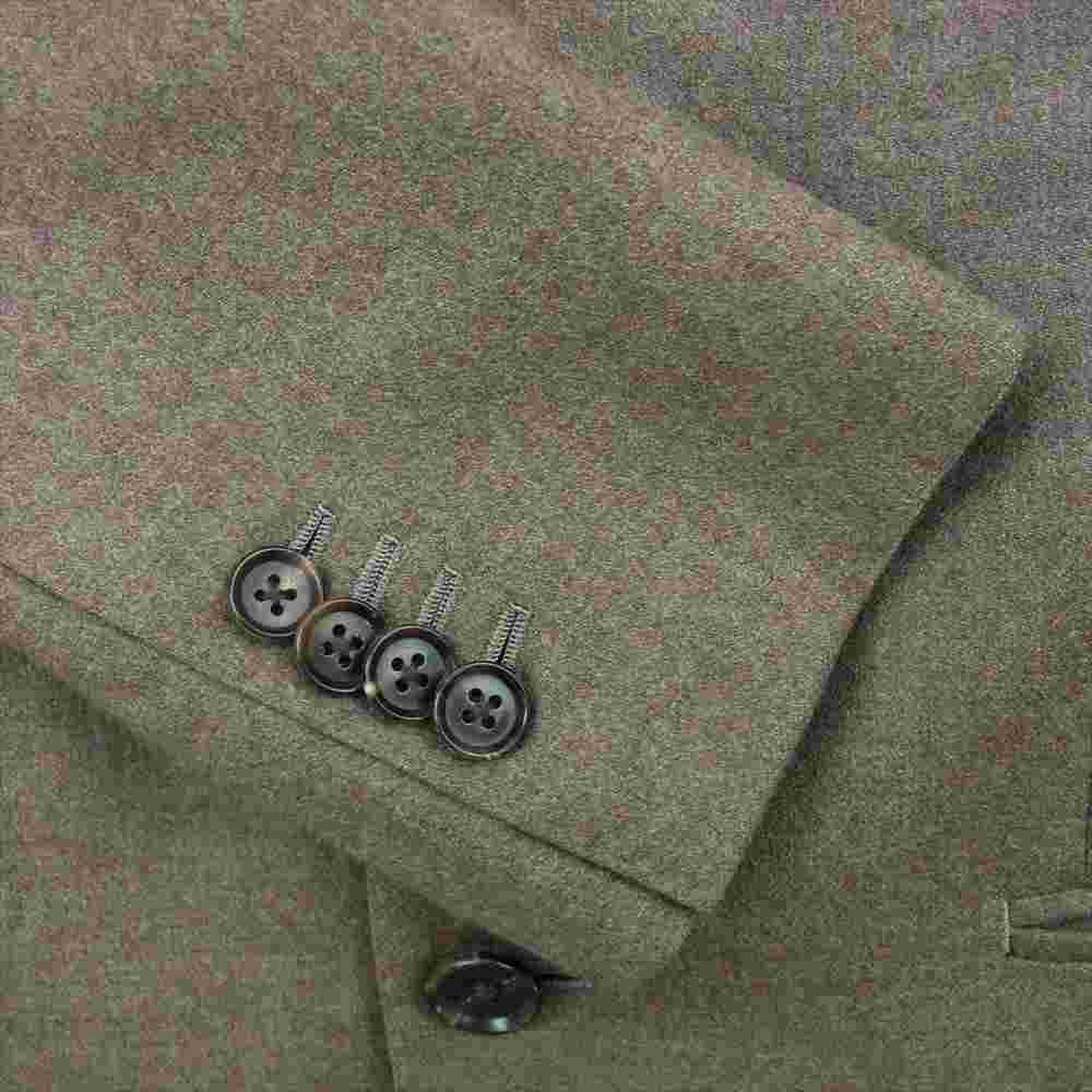 リング ジャケット ウール スーツ セットアップ ブラウン系【中古】