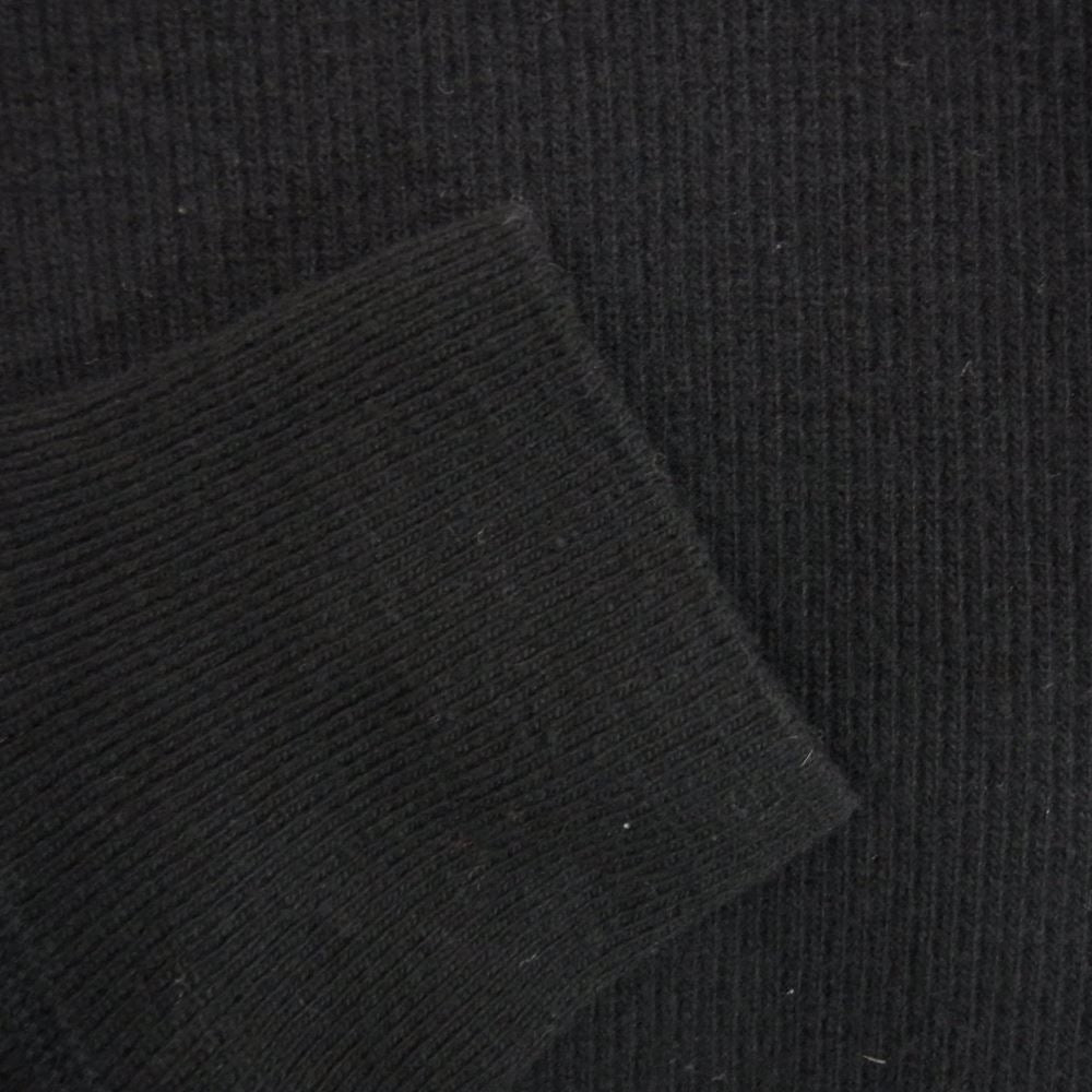 COMOLI コモリ 21AW U03-05008 ウールサープラス 長袖 クルーネック ニット ネイビー ブラック系 F【中古】