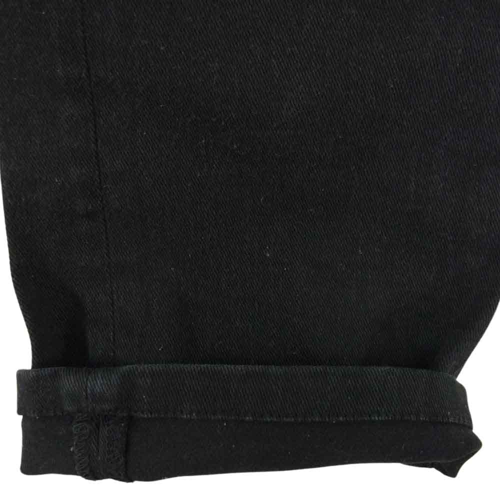 CREAM SODA クリームソーダ CS イナズマステッチ ストレッチ パンツ ブラック ブラック系 サイズ表記無【中古】
