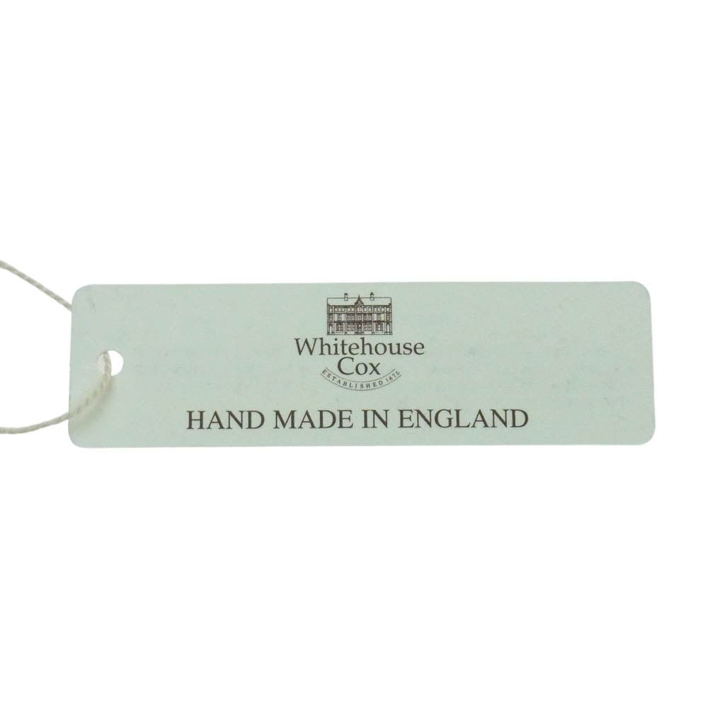 WHITE HOUSE COX ホワイトハウスコックス P2274 PLAITED BELT レザー メッシュ ベルト ブラック系【美品】【中古】