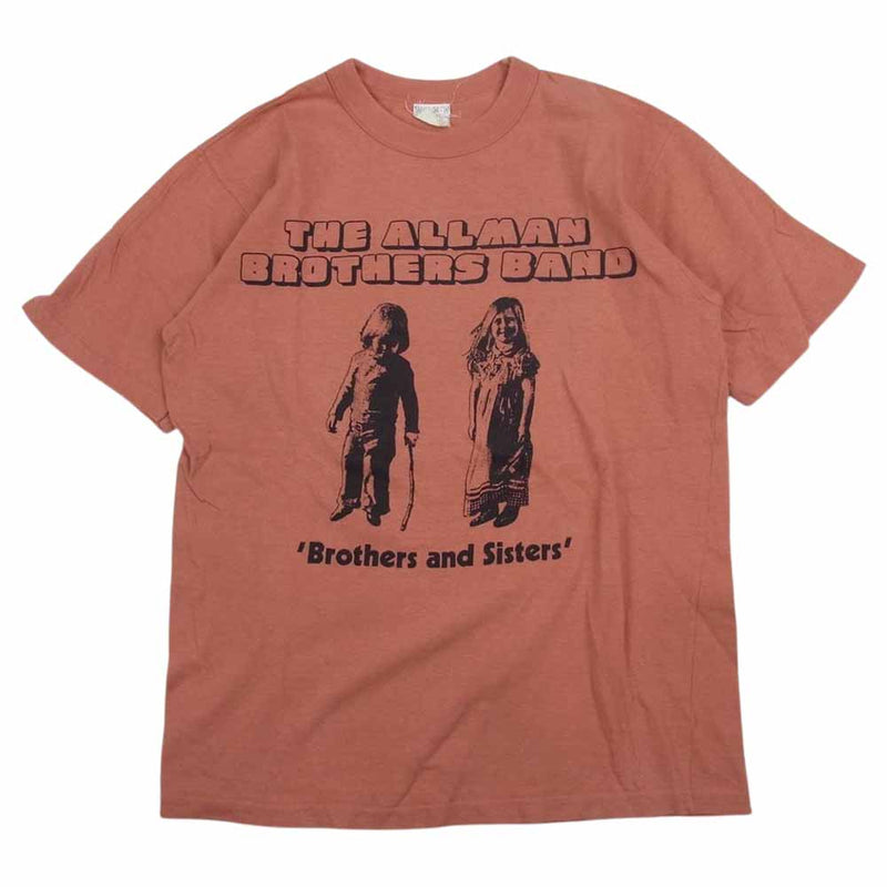 BOOTLEGGERS ブートレガーズ The Allman Brothers Band オールマン ブラザーズ バンド プリント Tシャツ  オレンジ系 S【中古】