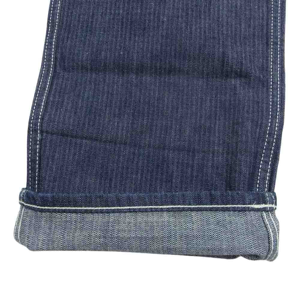 児島ジーンズ シンチバック ワーク パンツ インディゴブルー系 32【中古】