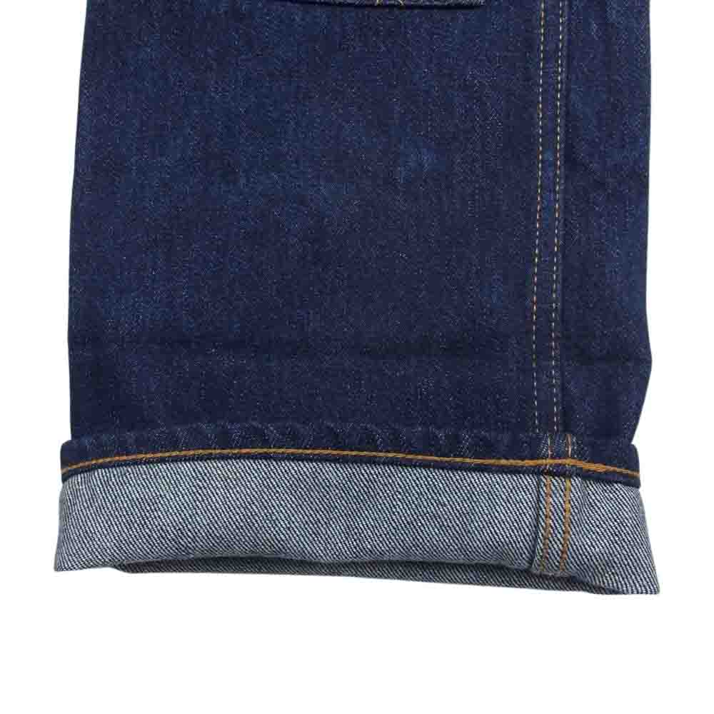 児島ジーンズ ダブルニー デニム パンツ インディゴブルー系 31【中古】