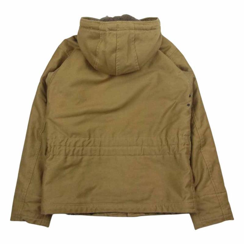 COLIMBO コリンボ TRIBOROUGH TRAP TOOLS OBSERVER PARKA オブザーバー パーカー ミリタリー ジャケット  ベージュ系 36【中古】