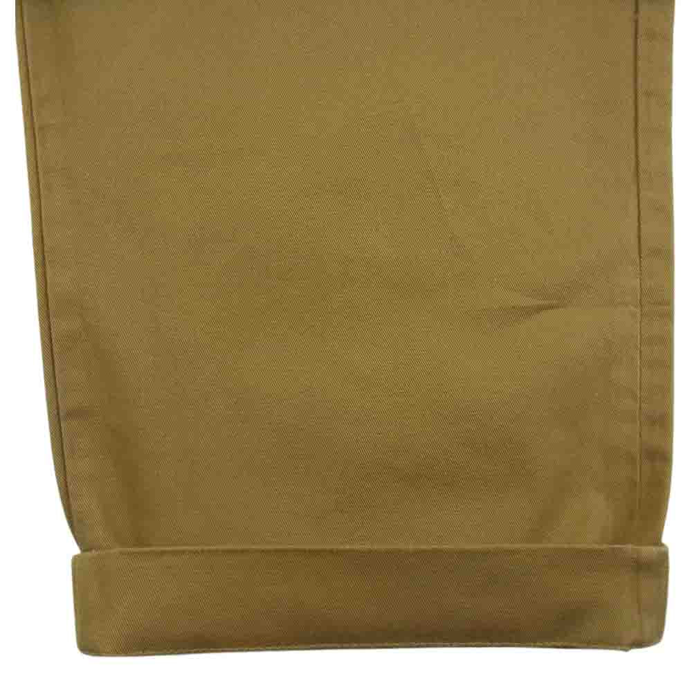 シルバーアンドゴールド CHINO TROUSERS Ash Brown チノ トラウザー パンツ チノパン ブラウン系 L【新古品】【未使用】【中古】
