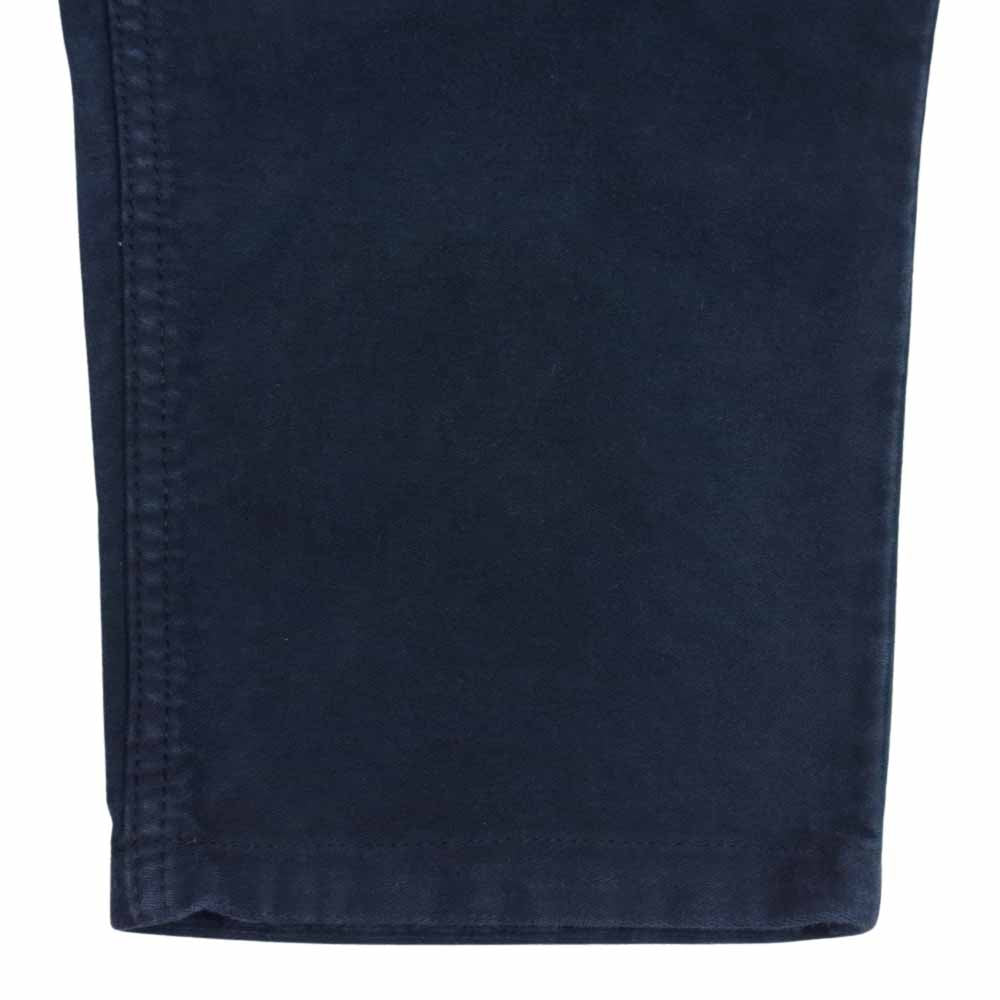 PORTER CLASSIC ポータークラシック MOLESKIN CROPPED PANTS モールスキン クロップド パンツ ブラック系 S【中古】
