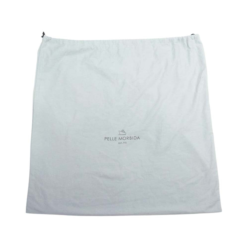 PELLE MORBIDA ペッレモルビダ PMO-ST005 Colore コローレ クラッチバッグ付き レザー 2WAY トート バッグ グレー系【中古】