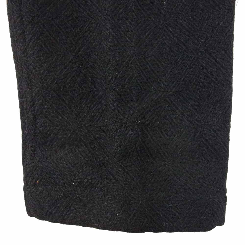 TENDERLOIN テンダーロイン 212AW MELTON TROUSERS PNT BLACK ブラック系 XS【美品】【中古】