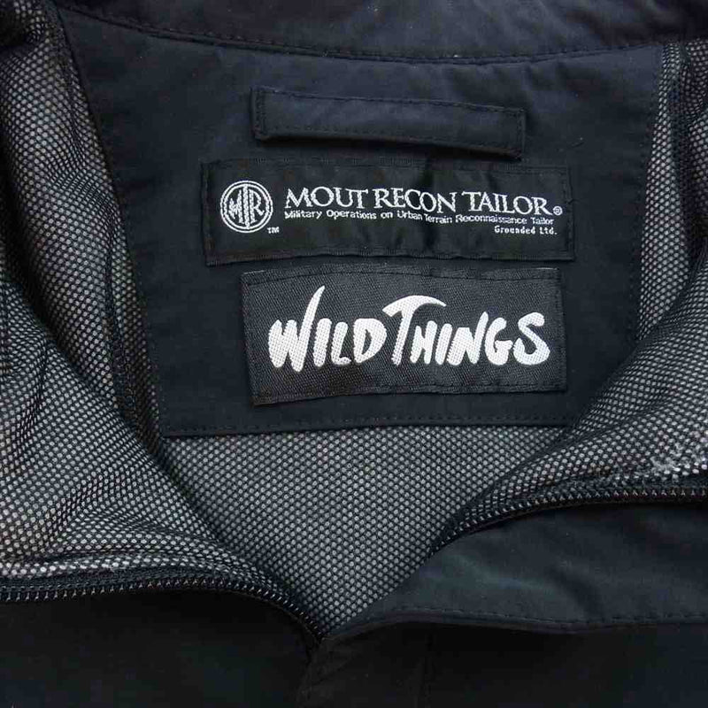 マウトリーコンテーラー × WILD THINGS ワイルドシングス LOW LOFT JACKET ローロフト インサレーション スタンドカラー  中綿 ジャケット ブラック系 46【中古】