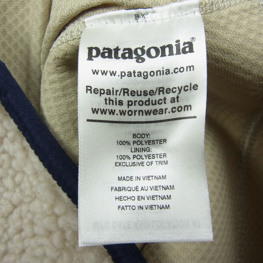 patagonia パタゴニア 23048 パタゴニア レトロX フリース ベスト オフホワイト系 M【美品】【中古】