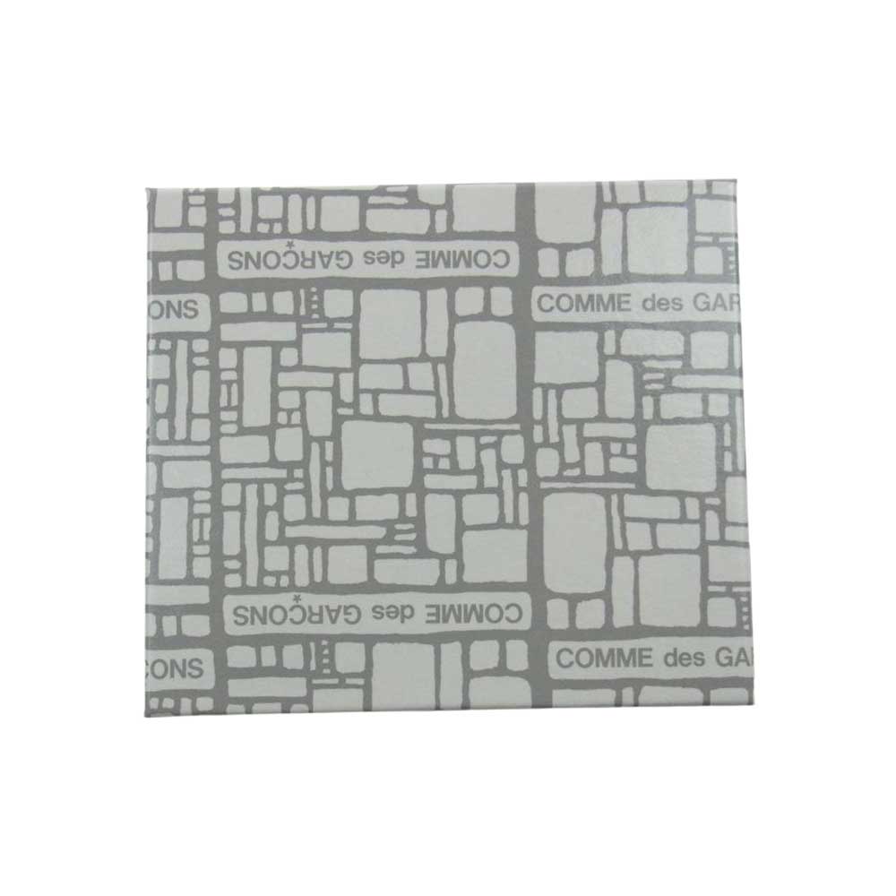 COMME des GARCONS コムデギャルソン SA3100HL Huge Logo Wallet ロゴ Lファスナー ミニウォレット コンパクト財布 ブラック系【美品】【中古】