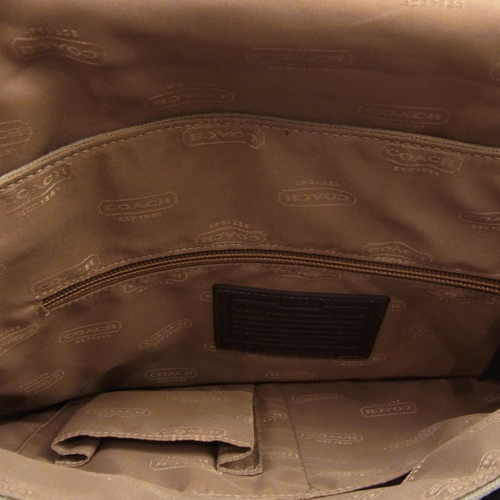 COACH コーチ F70427 ショルダー バッグ カーキ系【中古】