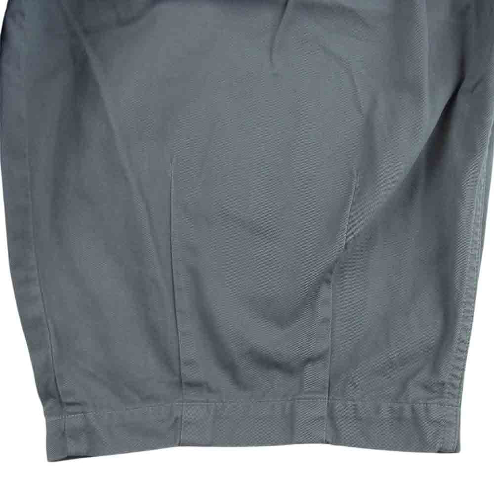 ハーベスティ CIRCUS PANTS サーカス ワイド パンツ コットン 日本製 グレー系 1【中古】