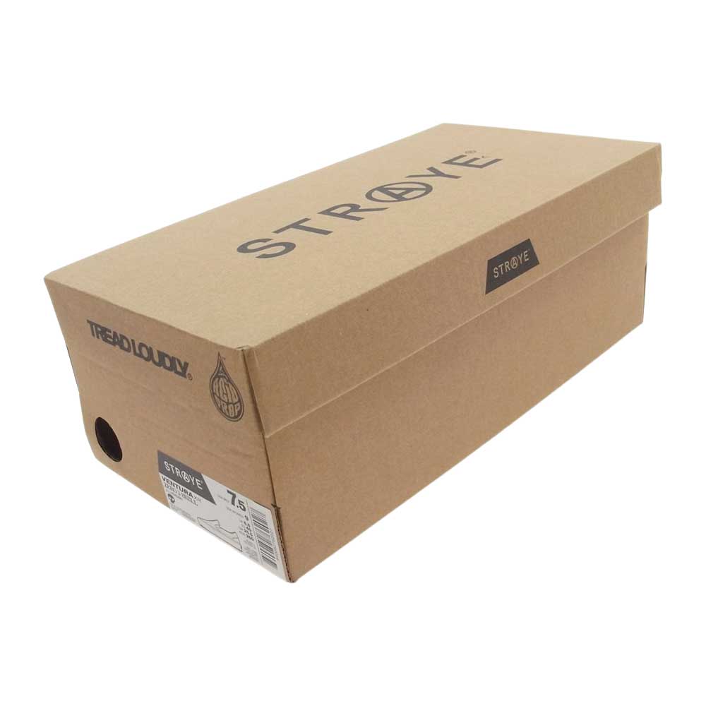 ストレイ VENTURA XR ZERO 3 SKULL スリッポン スニーカー ブラック系 25.5cm【中古】
