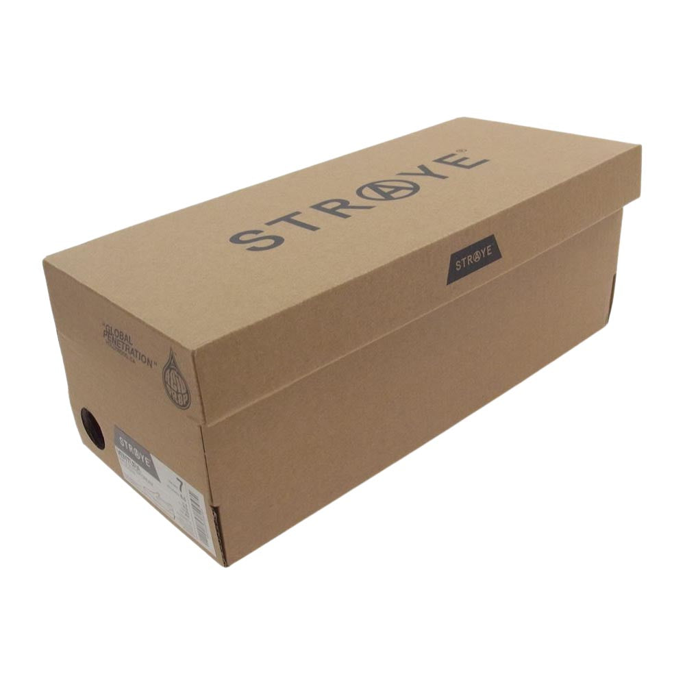 ストレイ VENTURA SMILE BUTTER CREAM スマイル スリッポン スニーカー イエロー系 25.5cm【中古】