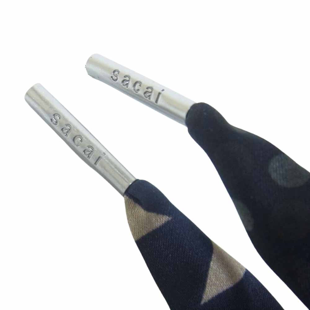 Sacai サカイ ロゴプリント シューレース モチーフ ベルト マルチカラー系【中古】