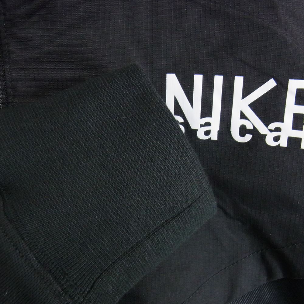 Sacai サカイ NIKE ナイキ 22AW DQ9030-010 AS M NRG Full Zip Hoodie ウィンドランナー フルジップ フーディ パーカー ブラック系 L【極上美品】【中古】