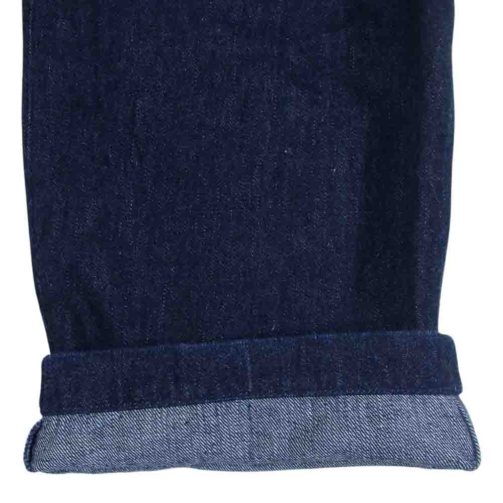 COMOLI コモリ 22AW W03-03002 デニム オーバー パンツ ジーンズ ネイビー系 2【美品】【中古】