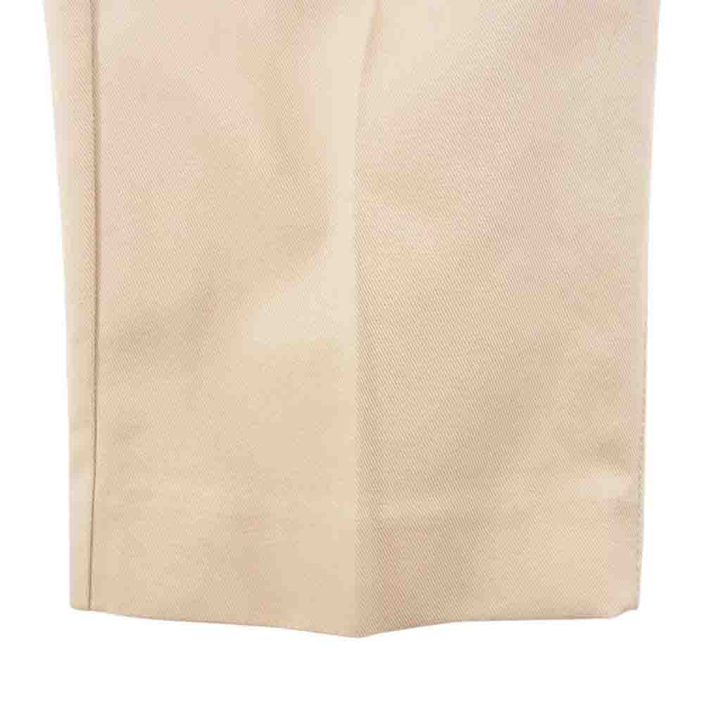 ACNE STUDIOS アクネストゥディオズ FN-MN-TROU000515 ピンクフラッグラベル ジップフライ レギュラーフィット トラウザーズ ベージュ系 48【新古品】【未使用】【中古】