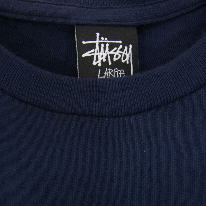 STUSSY ステューシー 1980 N゜4 L/S Tシャツ カットソー ネイビー系 L