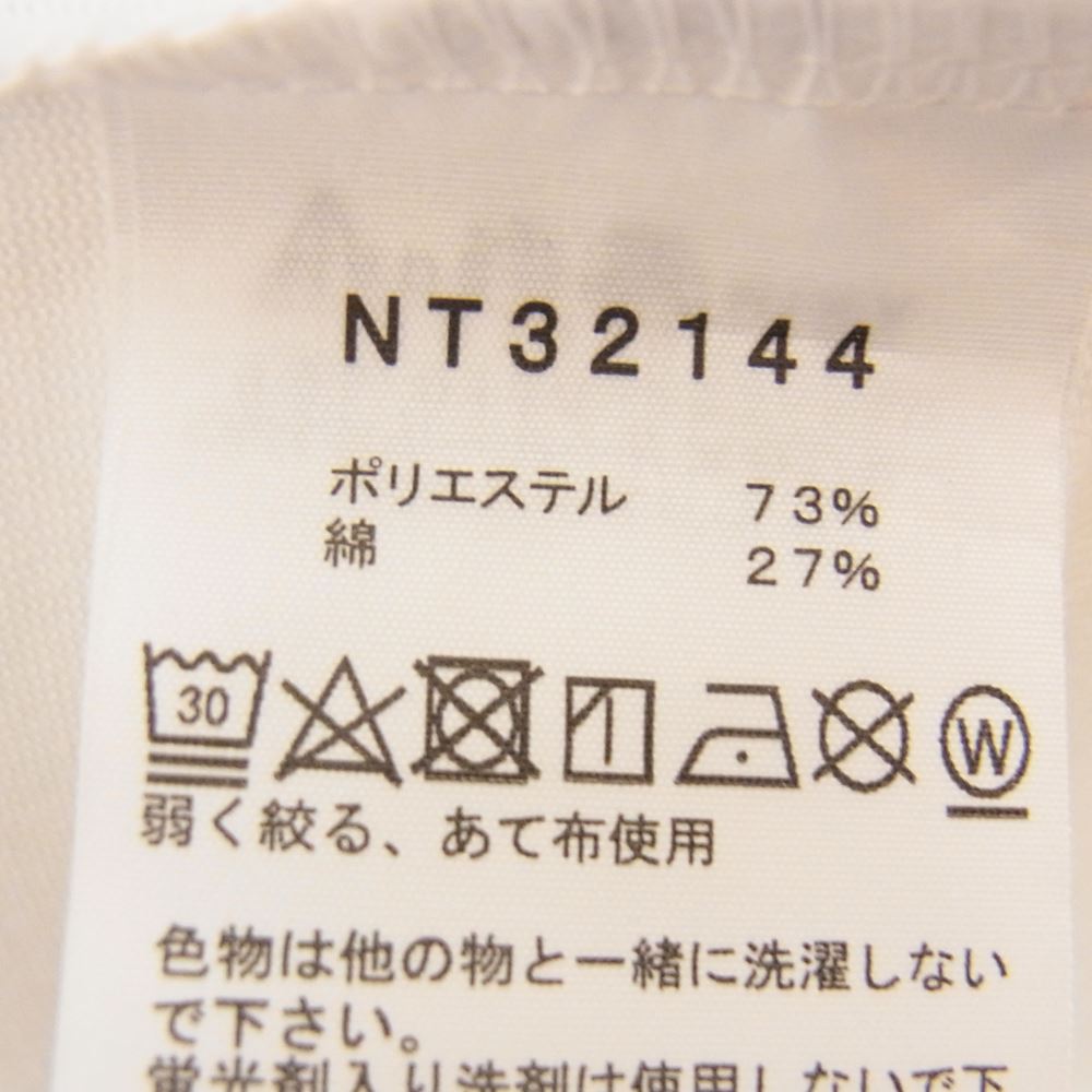 THE NORTH FACE ノースフェイス NT32114 Back Square Logo Tee バック スクエアー ロゴ ティー ショートスリーブ ホワイト系 M【美品】【中古】