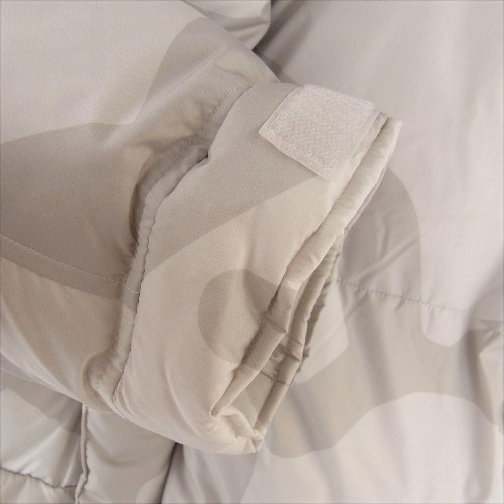 THE NORTH FACE ノースフェイス NF0A7WLT × KAWS カウズ Retro 1994 Himalayan Parka ヒマラヤン カモ ダウン ジャケット オフホワイト系 L【美品】【中古】