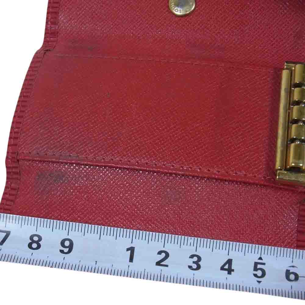 LOUIS VUITTON ルイ・ヴィトン エピ 4蓮 レザー キーケース レッド系【中古】