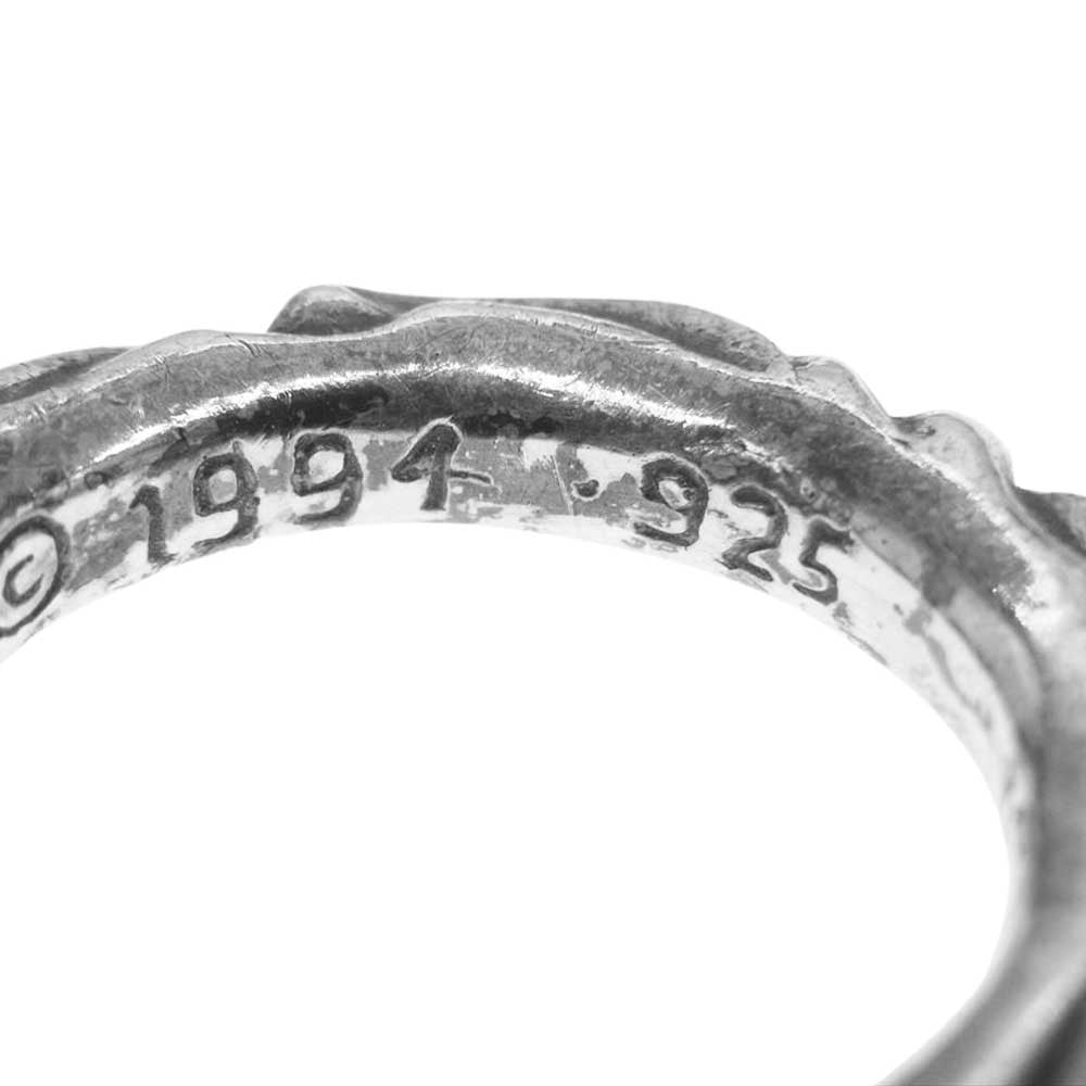 CHROME HEARTS クロムハーツ(原本無) SCROLL BAND RING スクロール バンド リング シルバー系 11号【中古】