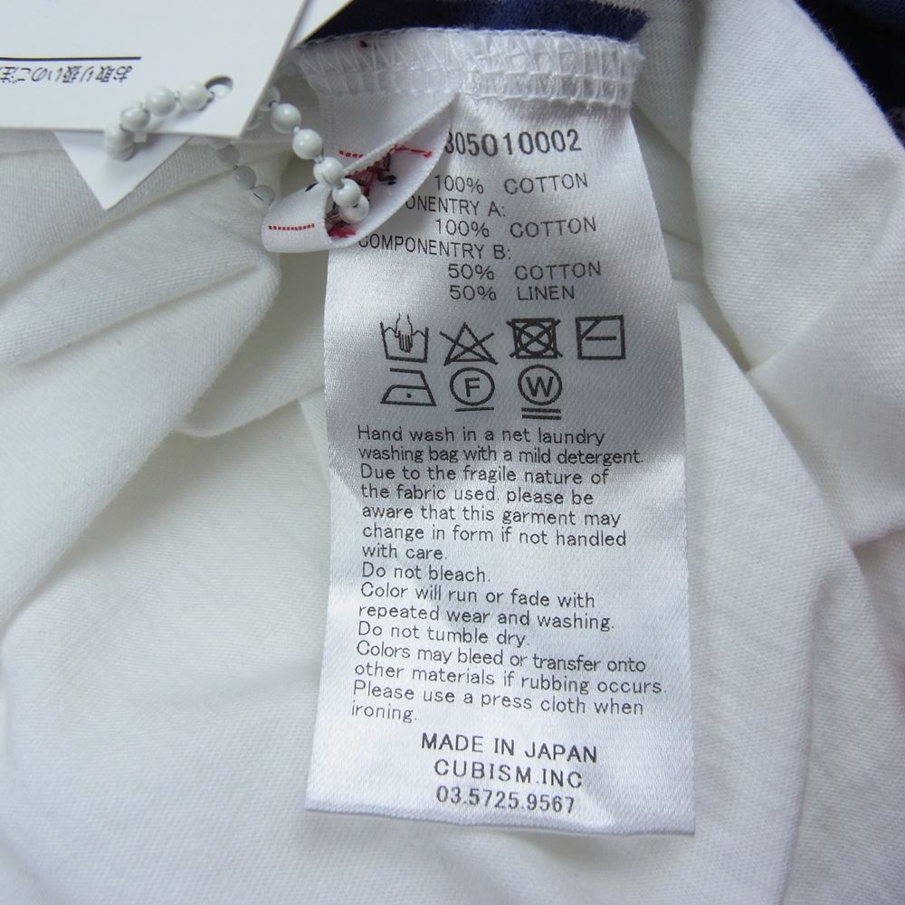 VISVIM ビズビム 19SS 0119305010002 FIL JUMBO TEE S/S STARS スター フィル ジャンボ 半袖 Tシャツ ホワイト系 3【中古】
