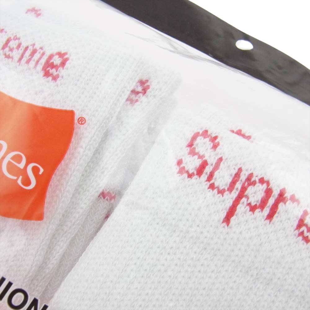 Supreme シュプリーム 22SS Hanes Crew Socks (4 Pack) ヘインズ クルー ソックス ホワイト系【新古品】【未使用】【中古】