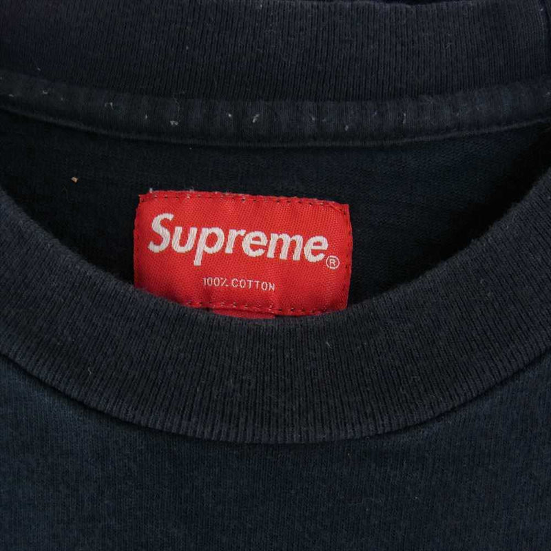 Supreme シュプリーム L/S Pocket Tee ポケット 長袖 Tシャツ ブラック ブラック系 M【中古】