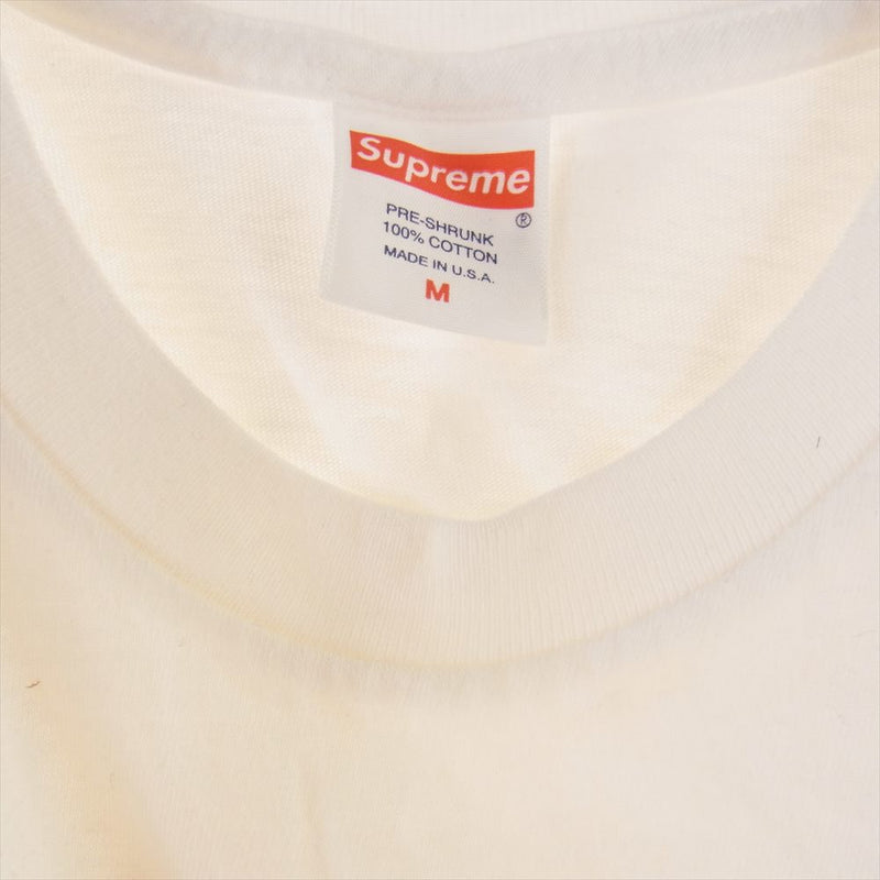 Supreme シュプリーム 20AW Tire Tee タイヤ プリント 半袖 Tシャツ ホワイト系 M【中古】