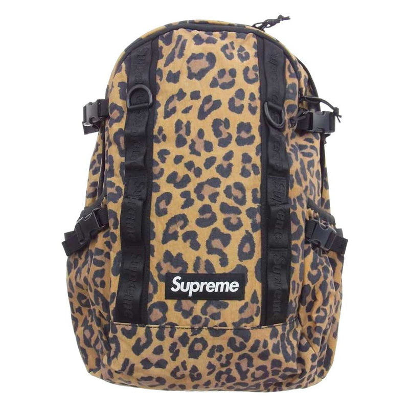 supreme Backpack Leopard Leopard ヒョウ柄