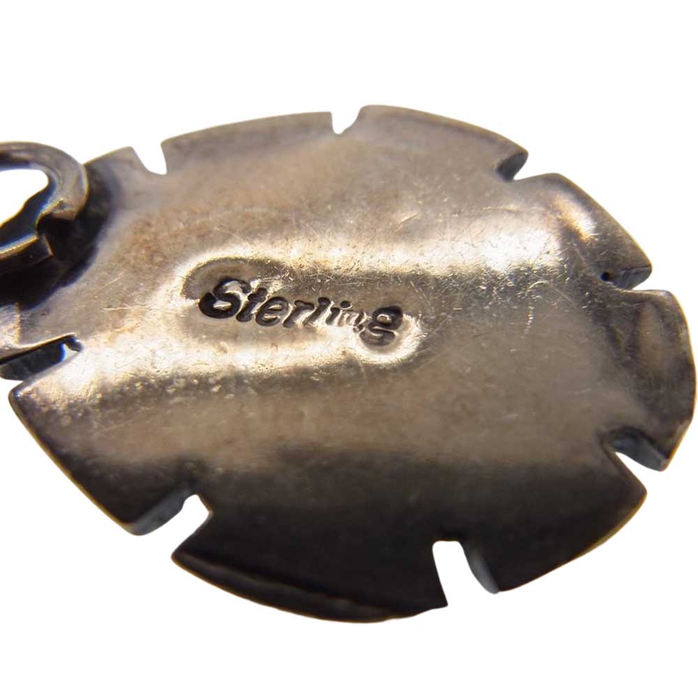 ナバホ族 スターリングシルバー 石付き ペンダントトップ シルバー系【中古】