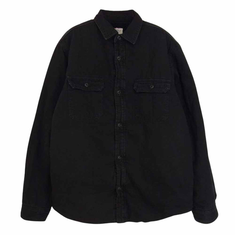 Ron Herman ロンハーマン Boa Shirt Jacket ボア シャツ ジャケット ブラック系 S【中古】