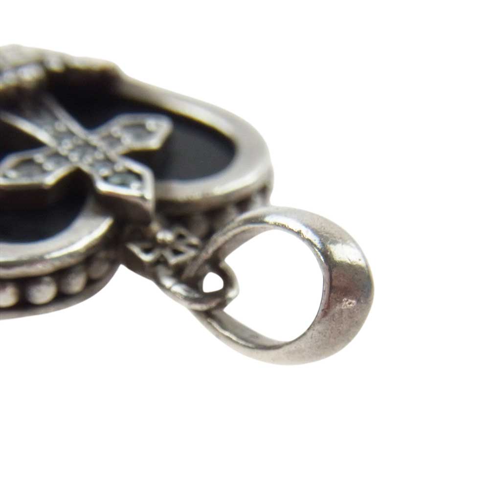 Justin Davis ジャスティンデイビス SPJ486 BLACK HEART ブラックハート ペンダントトップ ブラック系【中古】