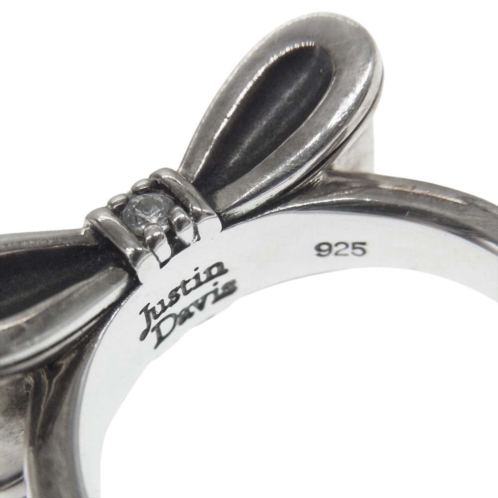 Justin Davis ジャスティンデイビス SRJ328 PROMISE プロミス リボン リング シルバー系【中古】